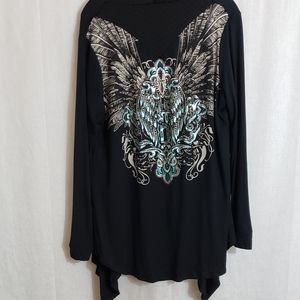 Harley-Davidson Womens Open Front Cardigan